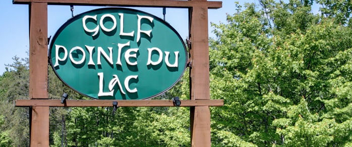 Golf Pointe Du Lac publicité mobile